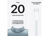 Apple AirPods Max 2, Diadema Bluetooth, Cancelación activa de ruido, Bluetooth, Smart Case, Blue