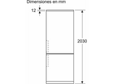 Frigorífico combi - Bosch KGN39VIBT, No Frost, 203 cm, 363 l, Cajón VitaFresh XXL, SuperCongelación, Inox antihuellas