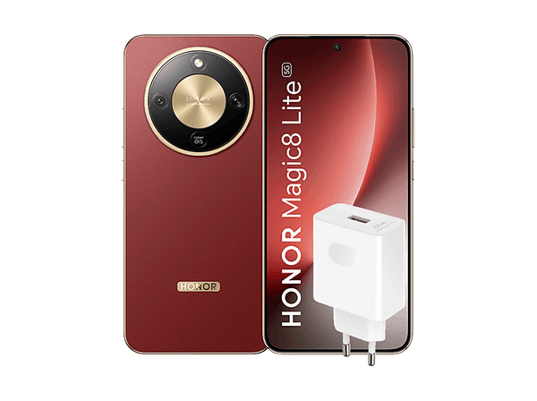Móvil - Honor Magic8 Lite, Reddish Brown, 512GB, 8GB RAM, 6.79" AMOLED de 4320 Hz, Qualcomm® Snapdragon® 6 Gen 4 (4nm), 7500 mAh, Incluye Cargador