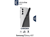 Funda móvil - CellularLine Chroma, Samsung, Galaxy A57, Negro