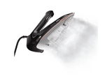 Plancha de vapor - Braun FI7276BK, Golpe de vapoR 250g, Depósito de agua 350 ml, Anti-goteo, Auto-Limpieza, Negro/Cobre