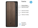 PC sobremesa - HP OmniDesk Desktop AI M03-0023ns PC, Intel® Core™ Ultra 5 225, 32 GB RAM, 1 TB SSD, Intel® Graphics, Windows 11 Home, Madera oscura