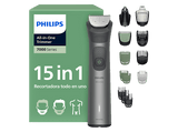 Afeitadora Corporal - Philips MG7921/15, BeardSense, 15 en 1, 120 min, Uso Seco/Húmedo, Cara,Pelo,Cuerpo, Cuchillas Acero Autoafilable, Multi Grooming