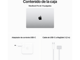 Apple MacBook Pro (2023) MR7J3Y/A, 14,2, Chip M3, CPU de 8 núcleos, GPU de 10 núcleos, 16 GB RAM, 512GB de SSD, USB-C de 70W, macOS, Plata