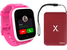 Smartwatch infantil + Powerbank - Xplora XGO3, 1.3", 128 MB, Cámara 2 MP, Autonomía 3 días, 4G, Botón SOS, Geolocalización, Rosa