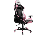 Silla gaming - Drift DR175, 2D (regulable en altura y anchura), Poliuretano, 150kg, Giratorio, Negro y Rosa