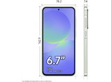 Móvil - Samsung Galaxy A36 5G, Lima, 256 GB, 8 GB RAM, 6.7  FHD+ Super AMOLED, Qualcomm Snapdragon 6 Gen 3, 5000 mAh, Android 15