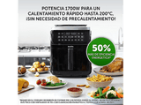 Freidora de aire - Breville VDF133X-01, 1700W, 7 l, Con depósito de agua de 1.4 l, Negro