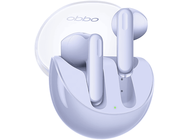 Auriculares True Wireless - OPPO Enco Air3, Autonomía 6h, Alcance 10m, Reducción de ruido, Lila