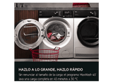 Lavadora carga frontal - AEG LFE6G54H2B, 10.5 kg, 1400 rpm, 10 programas, Ciclo rápido 45 min, Higiene con Vapor, Blanco