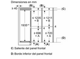 Frigorífico combi integrable - Siemens KB96NADD0, No Frost, 193.5 cm, 382 l, Cajón hyperFresh, Home Connect, Inox panelable