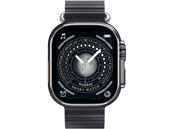 Smartwatch - Vieta Pro Beat Extrem, IPX 7, 20 días de autonomía, 1.96", Carga inalámbrica, Negro