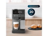 Cafetera de cápsulas - Cecotec FreeStyle Latte, 20 bar, Depósito 1.6L, 4 en 1, Tanque de leche, 6 tipos de café, Sistema autolimpieza, 1350W, Grey