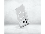 Funda móvil - CellularLine ULTRA STRONG MAG, Para iPhone 17 Pro, Compatibilidad MagSafe, Antibacteriano, Ultrarresistente, Transparente