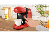 Cafetera de cápsulas - Bosch Tassimo Style TAS113E, 3.3 bar, 0.7 l, 1.400 W, Intellibrew, Tamaño Compacto, Sostenible, Rojo