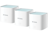 Sistema WiFi Mesh - D-Link M15-3 Eagle Pro AI AX1500, Pack 3 Extensores WiFi 6, 1500 Mbps, Mesh Inteligente, Blanco