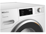 Secadora bomba de calor - Miele TWH780WP EcoSpeed &9kg, 9 kg, 10 Programas, DirectSensor, SilenceDrum, DryCare 40, Blanco loto