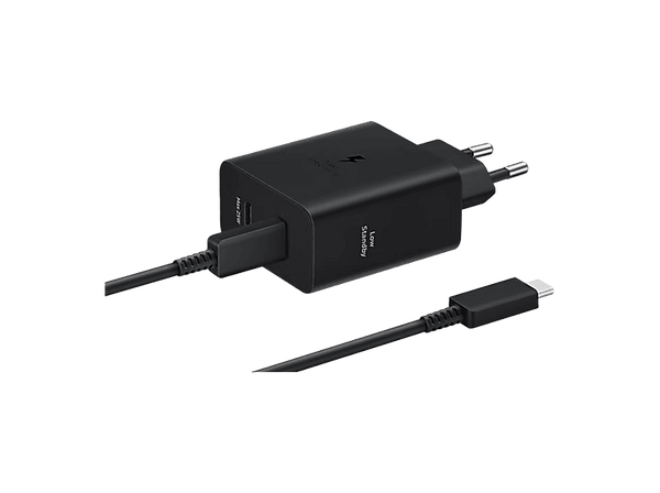 Cargador móvil - Samsung EP-T5020XBEGEU, 50W, Super Fast Charging,  Con cable, Negro
