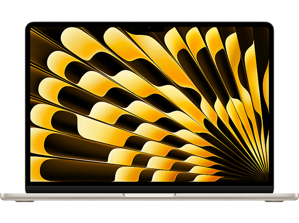 Apple MacBook Air (2024), 13,6", Chip M3, GPU de 8 núcleos, 8 GB RAM, 256GB de SSD, Teclado Magic Keyboard Touch ID, macOS, Blanco estrella