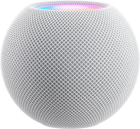 Altavoz inteligente - Apple HomePod mini, Siri, Altavoz 360º, Bluetooth, Wi-Fi, Blanco, Domótica