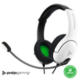 Auriculares Gaming - PDP LVL40 Wired, Para Xbox One y Xbox Series X/S, Micrófono, Blanco