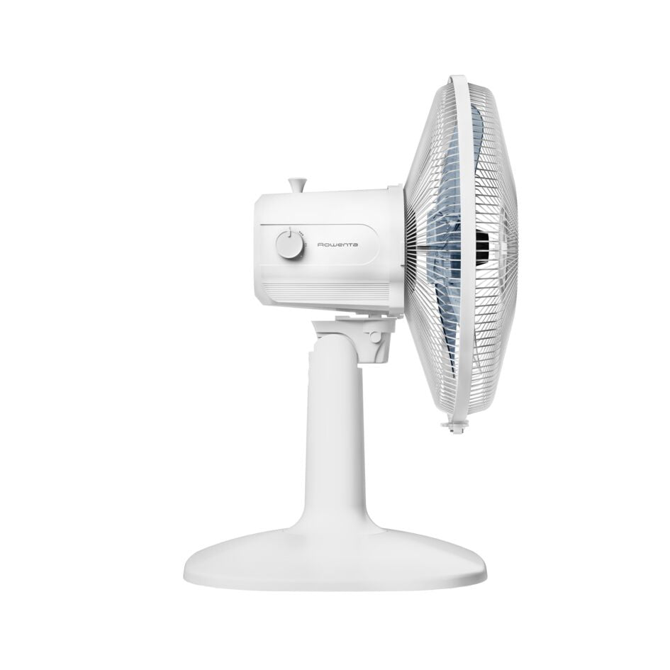 Ventilador de sobremesa - Rowenta VU2330F0, Diámetro 30 cm, 46 dB, 3 Velocidades, 34 m³/h, Blanco