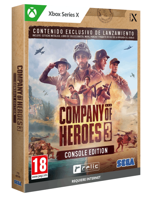 Xbox Series X|S Company of Heroes 3 Edición Limitada Caja Metálica