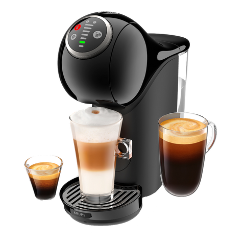 Cafetera de cápsulas - Nescafé Dolce Gusto Krups Genio S Plus KP3408, 15 bar, 0.8 l, Espresso boost, Negro