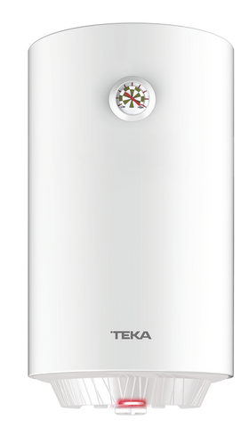 Termo eléctrico - Teka EWH 50 C, 50L, Vertical, Tanque esmaltado en Zafire, IPX4, Blanco