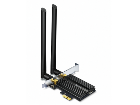 Adaptador Wi-Fi USB - TP-Link ARCHER TX50E, AX3000, Wi-Fi 6, Bluetooth 5.0 PCle, Negro