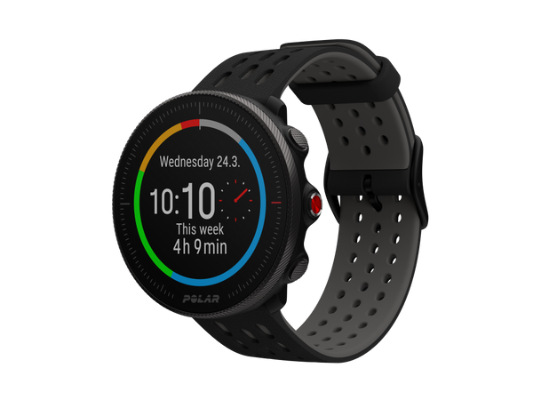 SportWatch - Polar Vantage M2, 1.2", 22 mm, 30 Horas, Multideporte, GPS, GLONASS, Certificación WR30, Negro