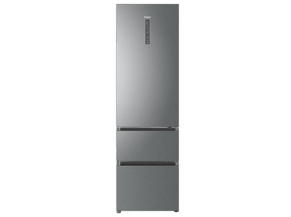 Frigorífico combi - Haier 3D 60 Series 3 A3FE737CGJ, 371l, Total No Frost, 200cm, Motor Inverter, Botellero, Inox