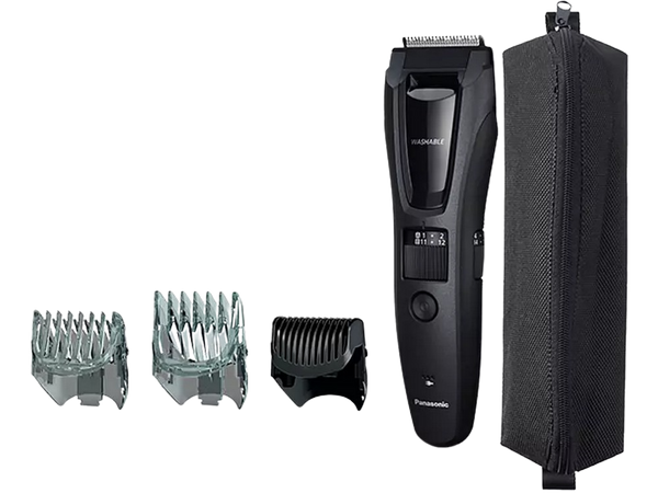 Cortapelos - Panasonic ER-GB62-H503, 50 min, Cabello y barba, 39 longitudes, 3 en 1, Negro