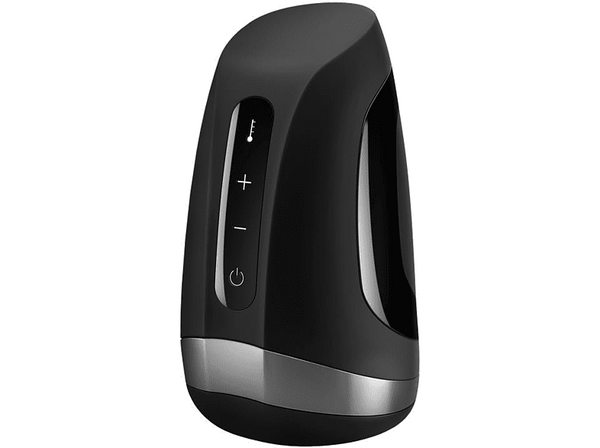 Masturbador - Satisfyer Heat Vibration, 70 combinaciones de vibración, Resistente al agua, Negro