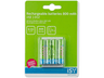 Pilas recargables - Isy IAB-1002, 4 pilas AAA, 800 mAh