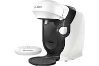 Cafetera de cápsulas - Bosch TAS1104, 1400 W, 0.7 l, 3.3 bar, T DISCS, 5 LEDs, Blanco