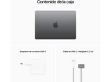 Apple MacBook Air (2022), 13,6 Retina, Chip M2 de Apple, GPU 10 Núcleos, 8 GB, 512 GB SSD, macOS, Teclado Magic Keyboard Touch ID, Gris Espacial