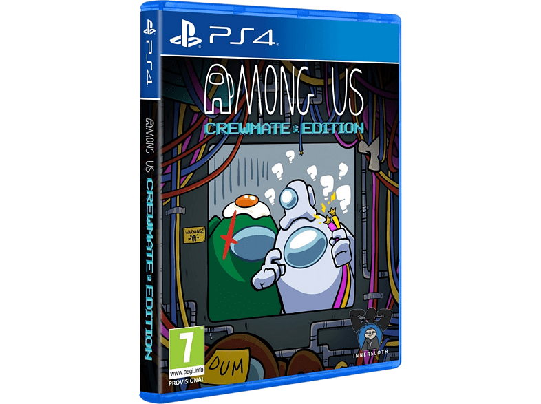 PS4 Among Us Impostor Edition + Peluche + Caja lenticular + Tarjeta de acceso + Códigos de fondos de pantalla + Cinta + Pegatinas