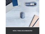 Ratón inalámbrico - Logitech M171, 1000 ppp, Ambidiestro, USB, Azul