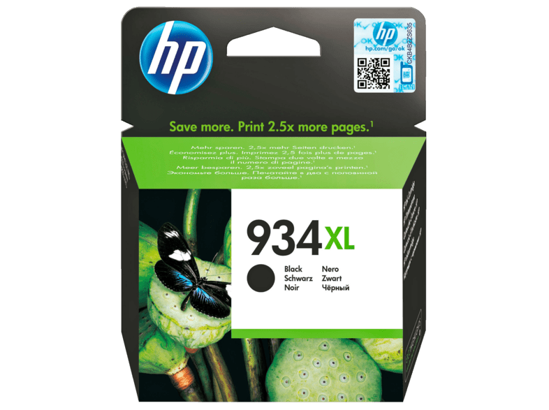 Cartucho de tinta - HP 934XL, Negro, C2P23AE
