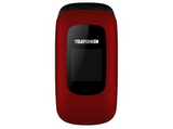 Móvil - Telefunken TM250 IZY, Doble pantalla, Bluetooth, Rojo