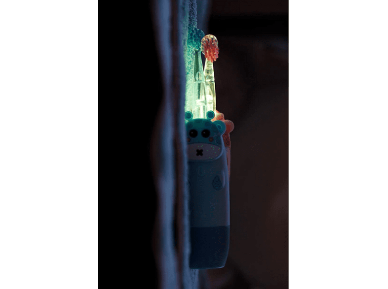 Cepillo eléctrico - InnoGIO GIO-450PINK, Para niños, Sónico, Función de memoria, IPX7, Luces de colores, Rosa