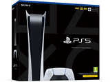 Consola - Sony PS5 Digital Edition C Chassis, 825 GB, 4K, Blanco y Negro