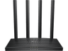 Router - TP-Link Archer-C6, WiFi, Doble Banda, 5xPuertos Gigabit, MU-MIMO, WPA3, Tecnología OneMesh, Negro