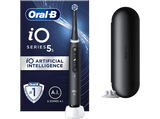 Cepillo eléctrico - Oral-B iO 5S, Con 1 Cabezal Y 1 Estuche De Viaje, Diseñado Por Braun, Negro