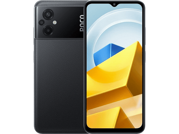 Móvil - POCO M5, Negro, 64 GB, 4 GB RAM, 6.58 " Full HD+, MediaTek Helio G99, 5000 mAh, Android