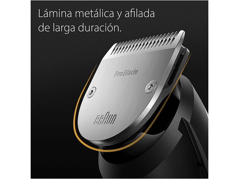 Afeitadora multifunción - Braun MGK7460 Series 7, Recortadora Todo En Uno, 12 Accesorios, 100 min autonomía