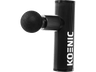 Masajeador - Koenic Lite, 4 Velocidades, Pistola masaje, 4 cabezales, Negro
