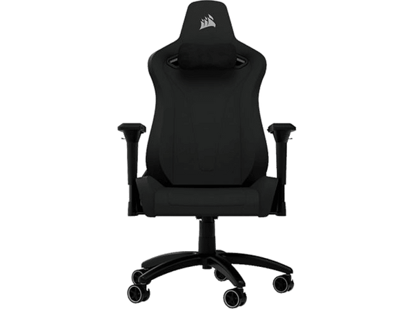 Silla gaming - Corsair TC200, Reposabrazos 4D, Carga máxima 121 kg, Negro