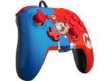 Mando - PDP Faceoff Deluxe Wired Mario Licenciado, Para Nintendo Switch, USB, 3 m, Audio integrado, Multicolor